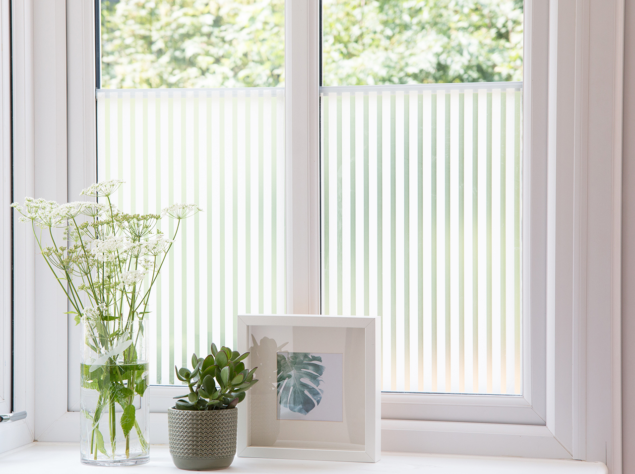 dcfix window glass window film DIY deco living room privacy stripes
