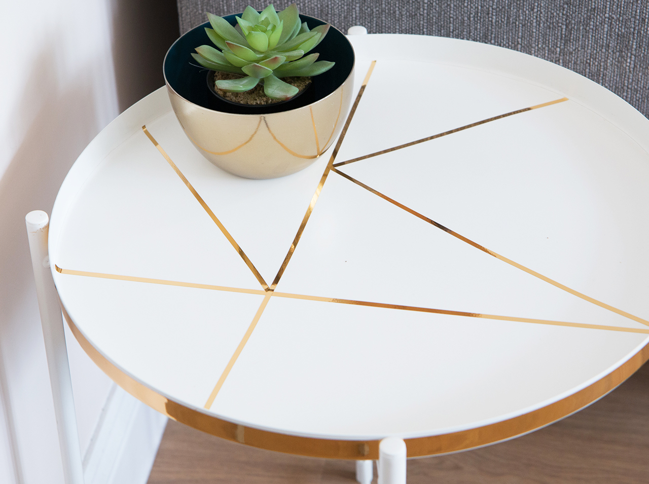 Dcfix Furniture Adhesive Foil Decorative Film DIY Decoration Living Room Gold Metallic